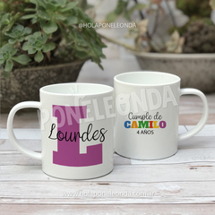 SOUVENIR - Tazas plasticas - Inicial