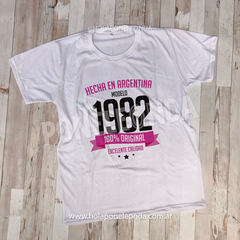 REMERA - 40 años - Ponele Onda Diseños