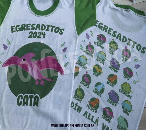 REMERA EGRESADITOS 2025 - Dinosaurios