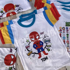 REMERA EGRESADITOS 2025 - Mangas Multicolor