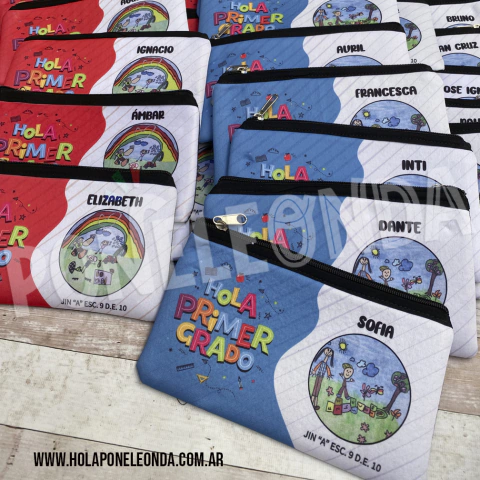 CARTUCHERA PLANA EGRESADITOS 2025 - Hola Primer Grado