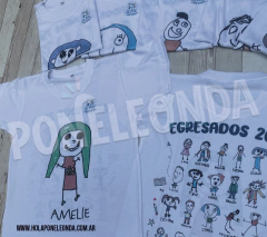 REMERA EGRESADITOS 2025 - Dibujitos