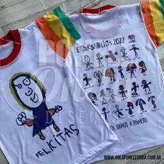 REMERA EGRESADITOS 2026 - Dibujitos - Ponele Onda Diseños