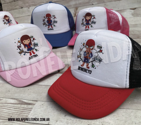GORRAS TRUCKER EGRESADITOS 2024 - Superheroes, superheroinas y princesas