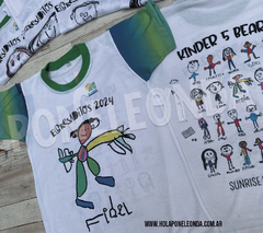 REMERA EGRESADITOS 2025 - MANGAS MULTICOLOR