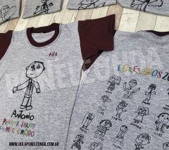 Imagen de REMERA EGRESADITOS 2025 - Dibujitos