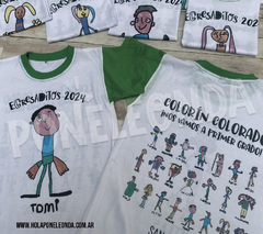 REMERA EGRESADITOS 2025 - Dibujitos - Ponele Onda Diseños