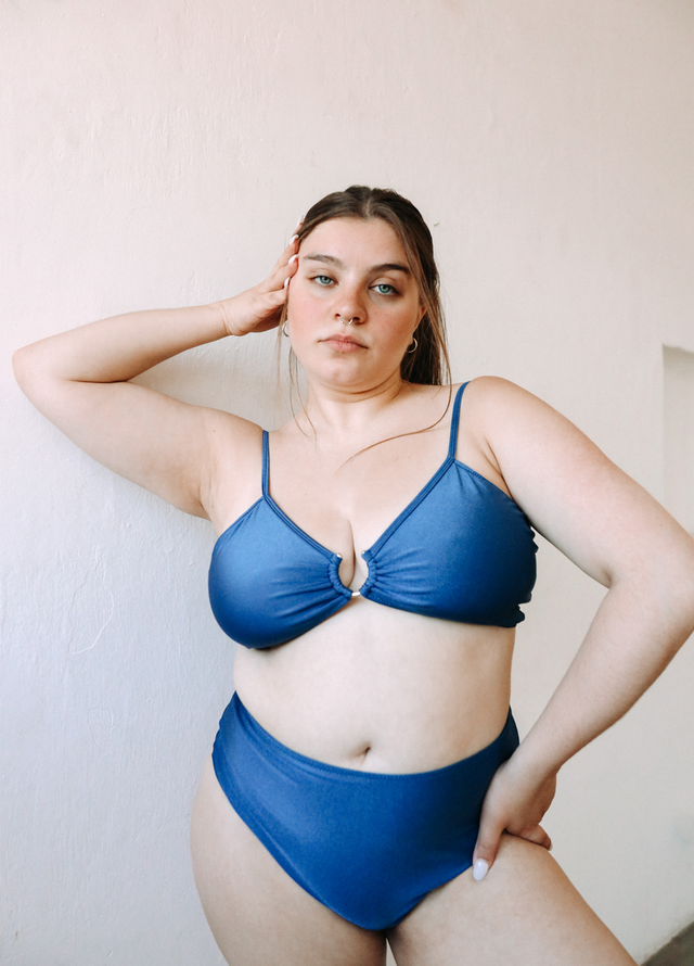 Bikini Versace - Metalizado Azul thumbnail 2