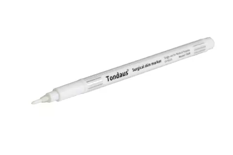 CANETA MARCADORA TONDAUS COR BRANCA PONTA 1.0MM TS05 50 UN