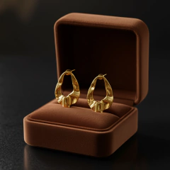 Brinco Feminino Seraphine Aço Antialérgico Banhado Elegante