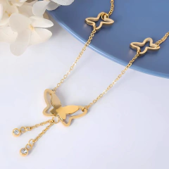 Colar Borboleta Brigitte - Judith Jóias 