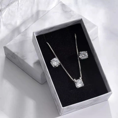 Conjunto Adore Colar e Brincos Diamante CZ Premium - Judith Jóias 
