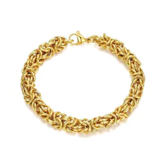 Pulseira bracelete aço cirúrgico 316l