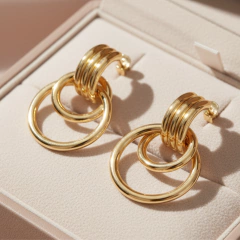 Brinco Feminino Argola Reese Aço Inox Cirúrgico Antialérgico - loja online