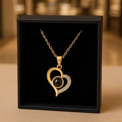 Colar Coração Eu Te Amo Em 100 Idiomas - comprar online