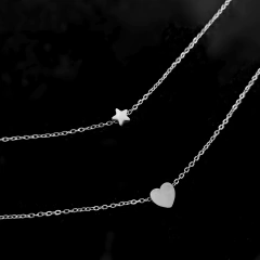 Colar Duplo Coração Starlet na internet