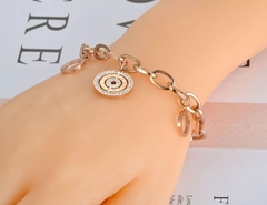 Imagem do Pulseira feminina Roma em aço inoxidável