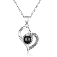 Colar Coração Eu Te Amo Em 100 Idiomas na internet