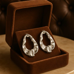 Brinco Feminino Seraphine Aço Antialérgico Banhado Elegante