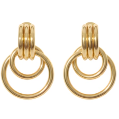 Imagem do Brinco Feminino Argola Reese Aço Inox Cirúrgico Antialérgico