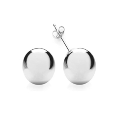 Par Brinco Feminino Bola Bolinha 8mm Aço Inox Antialérgico - loja online