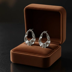 Brinco Feminino Seraphine Aço Antialérgico Banhado Elegante - Judith Jóias 