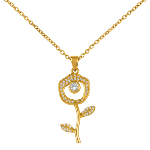 Colar Rosa Bela - comprar online