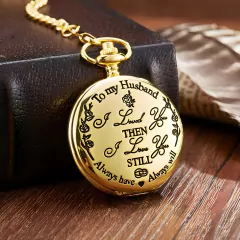 Relógio de Bolso To My Husband na internet