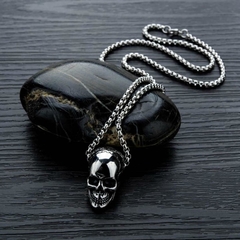 Colar Pingente Caveira Death Skull - loja online