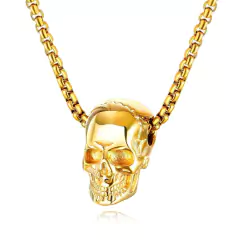 Colar Pingente Caveira Death Skull