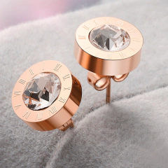 Imagem do Kit Brinco Feminino Luxo Número Romano