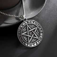 Colar Símbolo Bússola Nórdica Viking na internet