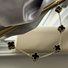 Colar Trevo de Quatro Folhas Virginia Dourado - comprar online