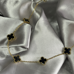Colar Trevo de Quatro Folhas Virginia Dourado