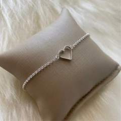 Imagem do Tornozeleira Coração Maeve Prata 925