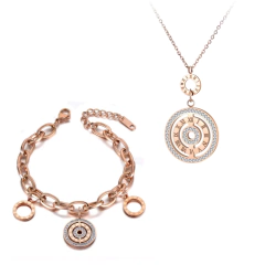 Conjunto Feminino Roma Colar e Pulseira