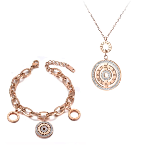Conjunto Feminino Roma Colar e Pulseira