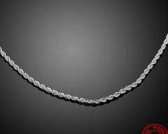 Corrente Cordão Baiano Prateado - loja online
