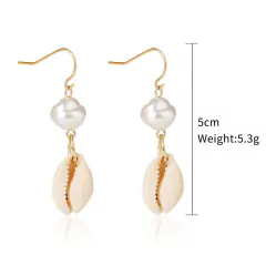 Brinco Feminino Concha e Pérola Tássala - loja online