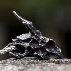 Corrente Cordão Masculino Dragão Asgard Aço Inoxidável Luxo - loja online