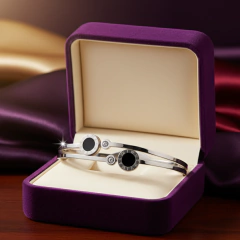 Pulseira Bracelete Casey Ajustável Número Romano Em Aço Inox - loja online