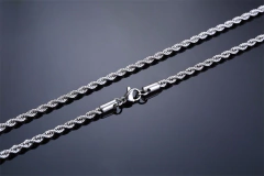 Corrente Cordão Baiano Prateado