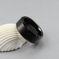 Anel Preto em Titânio 8mm - comprar online