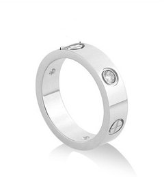 Anel aliança noivado feminino cristal luxo titânio
