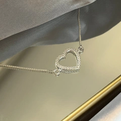 Pulseira Coração Melani Prata 925 - Judith Jóias 