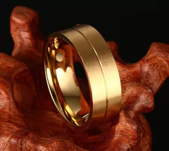 aliança anel Masculino de noivado compromisso casamento 8mm - loja online