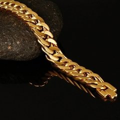 Pulseira de luxo 10mm banhada a ouro 18 K - Judith Jóias 