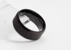 Anel Preto em Titânio 8mm
