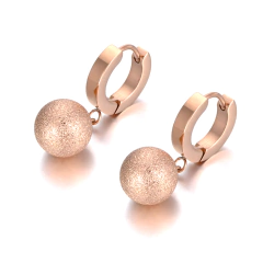 Brinco Shine banho ouro rosê 18k - loja online