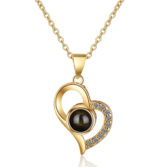 Colar Coração Eu Te Amo Em 100 Idiomas - comprar online